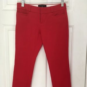 Slim fit skinny jeans in red. 00P